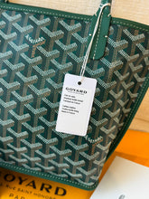 Load image into Gallery viewer, 💚NEW! 2025 GOYARD Anjou Reversible Mini Tote Bag / Green
