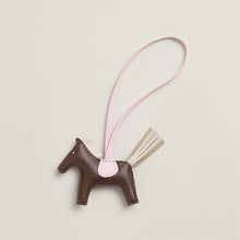Load image into Gallery viewer, 🐎✨NEW✨2025 Hermes Rodeo PM Charm / Chocolat / Craie / Rose Darling

