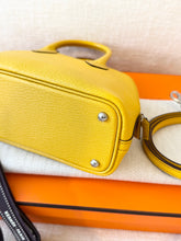 Load image into Gallery viewer, Hermès Mini 1923 Bolide Bag / Sun Chevre Mysore / Palladium Hardware
