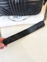 Load image into Gallery viewer, PRADA Diagramme Leather Small Camera Crossbody Bag - Black
