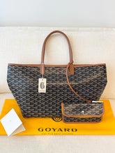 Load image into Gallery viewer, ✨CLASSIC✨2025 GOYARD Saint Louis PM Tote Bag / Black &amp; Tan
