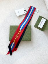 Load image into Gallery viewer, GUCCI GG Printed Silk Twill Scarf / Multicolor
