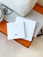 Load image into Gallery viewer, Hermès White Evercolor and Nata Swift Mini 24/24 21 / Palladium Hardware / 2022
