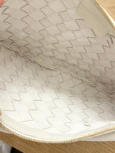 Load image into Gallery viewer, BOTTEGA VENETA Nappa Intrecciato Small Turn Pouch in White

