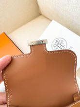 Load image into Gallery viewer, Hermès Constance Slim Wallet Gold Epsom / Silver Hardware
