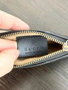 GUCCI GG Marmont Key Case in Black