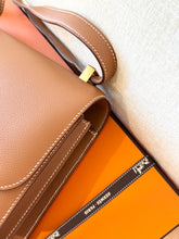 Load image into Gallery viewer, ✨TIMELESS✨Hermès Constance 24 Gold / Evercolor / Gold Hardware
