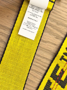 Off-White Unisex Yellow Industrial Belt - One Size