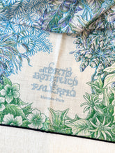 Load image into Gallery viewer, HERMES 2024 All&#39;Orto Botanico di Palermo Shawl 140 / Vert Vif / Naturel / Bleu
