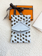 Load image into Gallery viewer, HERMES 2025 Calvi Duo Suitcase "Valises" Printed Swift Leather / Bleu Brume
