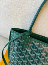Load image into Gallery viewer, 💚NEW! 2025 GOYARD Anjou Reversible Mini Tote Bag / Green
