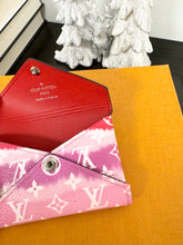 Load image into Gallery viewer, LOUIS VUITTON 2020 Monogram Escale Small Kirigami Card Holder in Red/Pink
