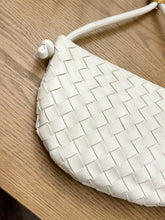 Load image into Gallery viewer, BOTTEGA VENETA Nappa Intrecciato Small Turn Pouch in White

