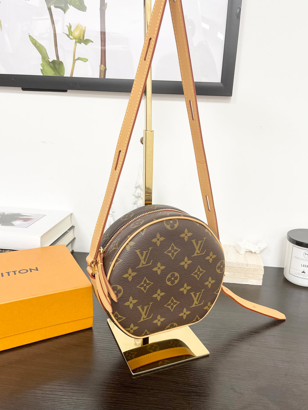 LOUIS VUITTON 2020 Monogram Boite Chapeau Souple PM Crossbody Bag