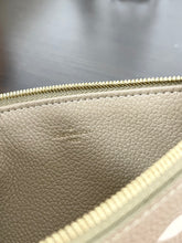 Load image into Gallery viewer, LOUIS VUITTON 2023 Monogram Félicie Empreinte Leather Coin Holder Insert - Khaki
