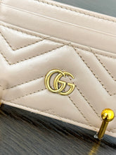 Load image into Gallery viewer, GUCCI GG Marmont Card Case in Taupe
