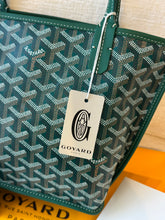 Load image into Gallery viewer, 💚NEW! 2025 GOYARD Anjou Reversible Mini Tote Bag / Green

