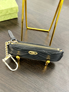 GUCCI GG Marmont Key Case in Black