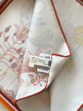 Load image into Gallery viewer, HERMES Precious Paradise scarf 90 / Argent / Rose / Aqua
