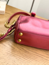 Load image into Gallery viewer, SAINT LAURENT Metallic Pink Mini Duffle Bag
