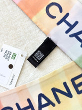 Load image into Gallery viewer, ✨NEW✨CHANEL 2024 CC Logo Silk Slim Bandeau / Dark Navy Blue / Orange / Blue
