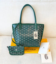 Load image into Gallery viewer, 💚NEW! 2025 GOYARD Anjou Reversible Mini Tote Bag / Green

