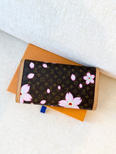Load image into Gallery viewer, LOUIS VUITTON Takashi Murakami Cherry Blossom Monogram Long Wallet
