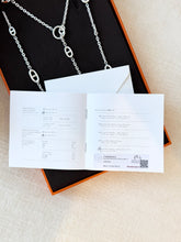 Load image into Gallery viewer, HERMES 2025 Farandole Long Necklace 80 / Sterling Silver Hardware

