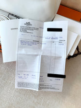 Load image into Gallery viewer, Hermès White Evercolor and Nata Swift Mini 24/24 21 / Palladium Hardware / 2022
