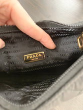 Load image into Gallery viewer, PRADA Tessuto Nylon Impuntu Quilted Shoulder Bag in Black
