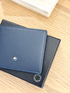 MONTBLANC Meisterstück Money Clip Wallet in Blue