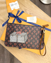 Load image into Gallery viewer, LOUIS VUITTON Catogram Pochette Wristlet Pouch
