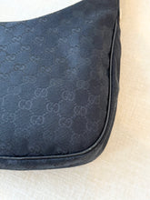 Load image into Gallery viewer, GUCCI GG Monogram Canvas Medium Charmy Hobo Bag / Black
