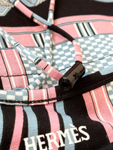 Load image into Gallery viewer, HERMES &quot;Lettres Equestres&quot; Drawstring Cotton Dress / EU34
