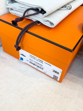 Load image into Gallery viewer, HERMES 2024 Suede Chypre Techno Sandals / Bleu Tonnerre / EU38
