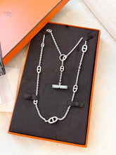 Load image into Gallery viewer, HERMES 2025 Farandole Long Necklace 80 / Sterling Silver Hardware
