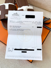 Load image into Gallery viewer, ✨ICONIC✨Hermes Women’s Calfskin Oran Sandals / Gold / (EU)38.5
