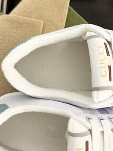 GUCCI 2024 Women’s Screener Sneaker in Light Blue - EU37.5