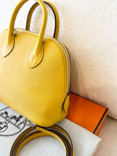 Load image into Gallery viewer, Hermès Mini 1923 Bolide Bag / Sun Chevre Mysore / Palladium Hardware
