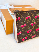 Load image into Gallery viewer, 🍒 LOUIS VUITTON LV x TM Takashi Murakami Monogram Cherry Toiletry Pouch
