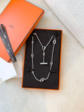 Load image into Gallery viewer, HERMES 2025 Farandole Long Necklace 80 / Sterling Silver Hardware
