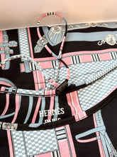 Load image into Gallery viewer, HERMES &quot;Lettres Equestres&quot; Drawstring Cotton Dress / EU34
