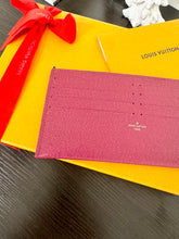 Load image into Gallery viewer, LOUIS VUITTON 2022 Coated Canvas Card Holder - Fuchsia
