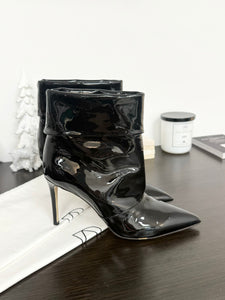 PAUL ANDREW Banner patent-leather ankle boots - EU37