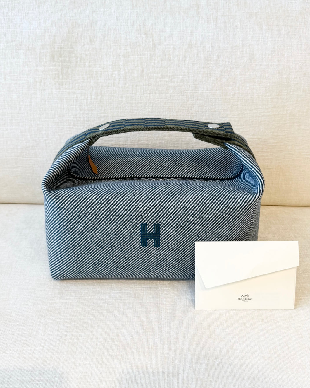 HERMES Bride-a-Brac H Natte Case / Large Model