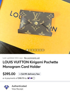 LOUIS VUITTON Kirigami Pochette Monogram Card Holder