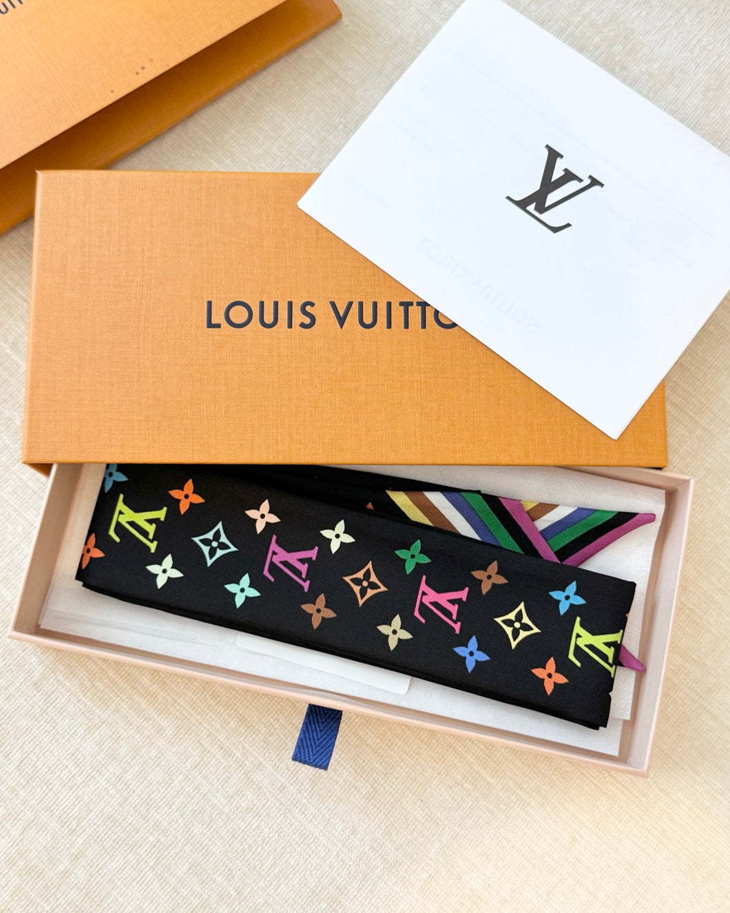 LOUIS VUITTON 2025 LV x TM Takashi Murakami Monogram Multicolor BB Bandeau
