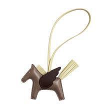 Load image into Gallery viewer, HERMES 2023 Rodeo Pegase PM Charm in Etoupe/Jaune Milton/Rouge Sellier
