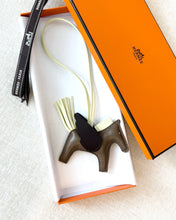 Load image into Gallery viewer, HERMES 2023 Rodeo Pegase PM Charm in Etoupe/Jaune Milton/Rouge Sellier
