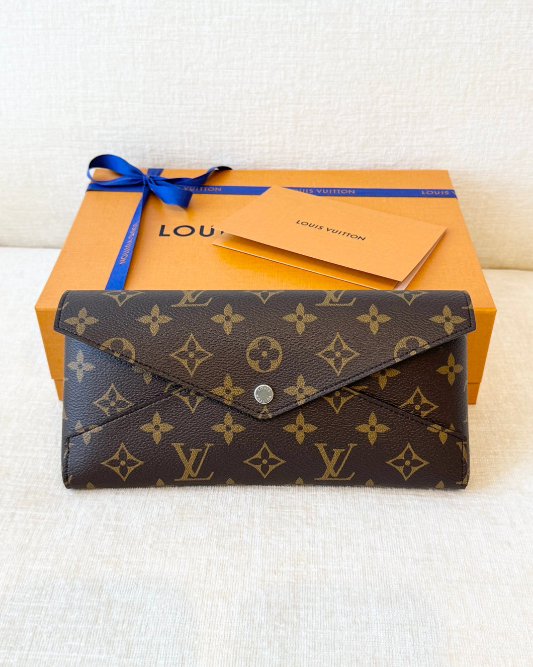 💙 NEW!! LOUIS VUITTON 2025 Monogram Kirigami Organizer / Gaston Blue